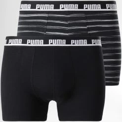 Budget ⌛ Lot De 2 Boxers Everyday Noir de Puma 🎁