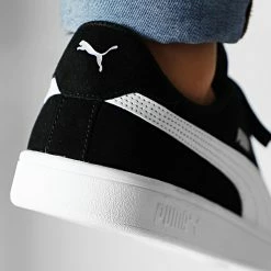 Offres 😍 Baskets Smash V2 364989 01 Black Puma White Puma Silver ❤️ -Puma Soldes 2022 puma 186577 364989 01 20191204T164317 03