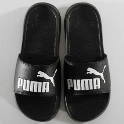 Budget 🎉 Claquettes Popcat 20 Puma Black Puma White 🤩 -Puma Soldes 2022 puma 204345 372279 01 20191121T153745 04