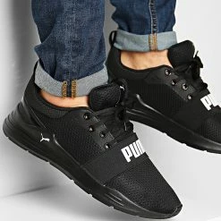 Meilleure vente 🎁 Baskets Wired Run 373015 Noir de Puma 👍