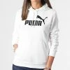 Coupon 🧨 Sweat Capuche Femme Essential Logo 586791 Blanc de Puma 😍 -Puma Soldes 2022 puma 247917 586791 02 20210426T141345 01