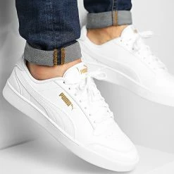 Tout neuf ✨ Baskets Puma Shuffle 309668 White White Puma Team Gold 👏