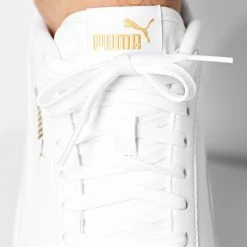 Tout neuf ✨ Baskets Puma Shuffle 309668 White White Puma Team Gold 👏 -Puma Soldes 2022 puma 249615 309668 08 20210201T161413 03
