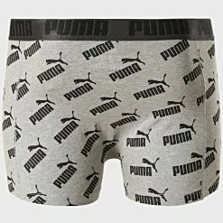 Grosses soldes 🌟 Lot De 2 Boxers Everyday 100001512 Gris Chiné Gris Anthracite de Puma 🛒 -Puma Soldes 2022 puma 250096 100001512 004 20210216T164417 03