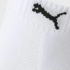 Bon marché 💯 Lot De 3 Paires De Chaussettes Quarter 100000949 Blanc de Puma 🎁 -Puma Soldes 2022 puma 250140 100000949 002 20210219T160515 03