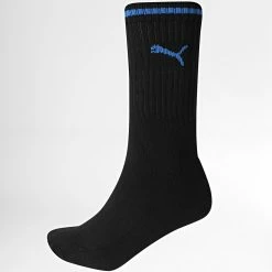 Tout neuf 😍 Lot De 3 Paires De Chaussettes Regular Crew 100000946 Noir de Puma 😉 -Puma Soldes 2022 puma 250144 100000946 001 20210219T162549 04
