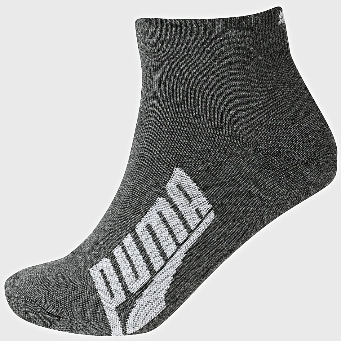 Meilleure vente ✨ Lot De 2 Paires De Chaussettes Quarter 100000959 Noir Gris Chiné de Puma 💯 5 Meilleure vente ✨ Lot De 2 Paires De Chaussettes Quarter 100000959 Noir Gris Chiné de Puma 💯 – Image 3