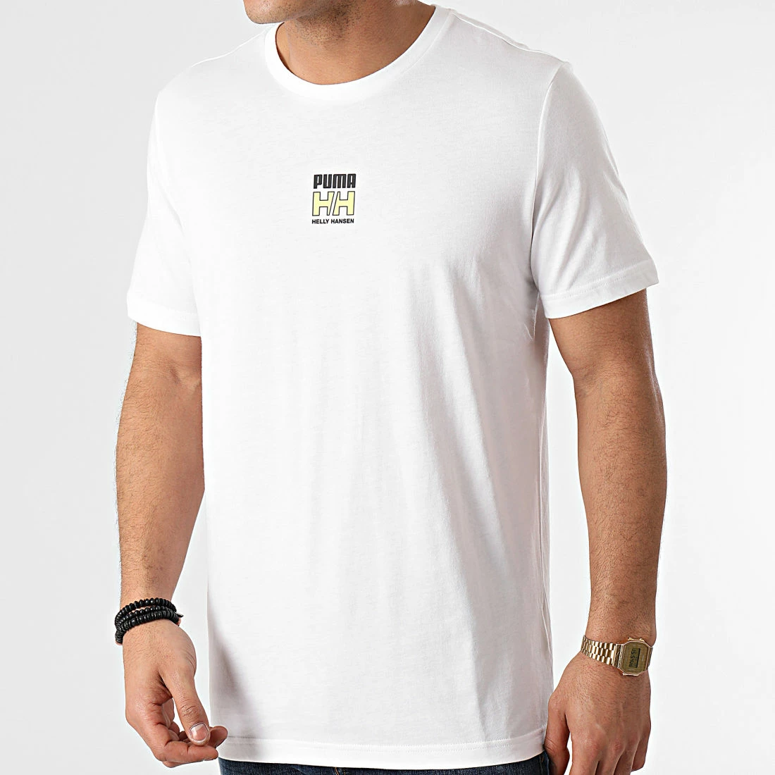 Remise 👍 Tee 👕 Shirt Helly Hansen 531118 Blanc de Puma 👏 3 Remise 👍 Tee 👕 Shirt Helly Hansen 531118 Blanc de Puma 👏