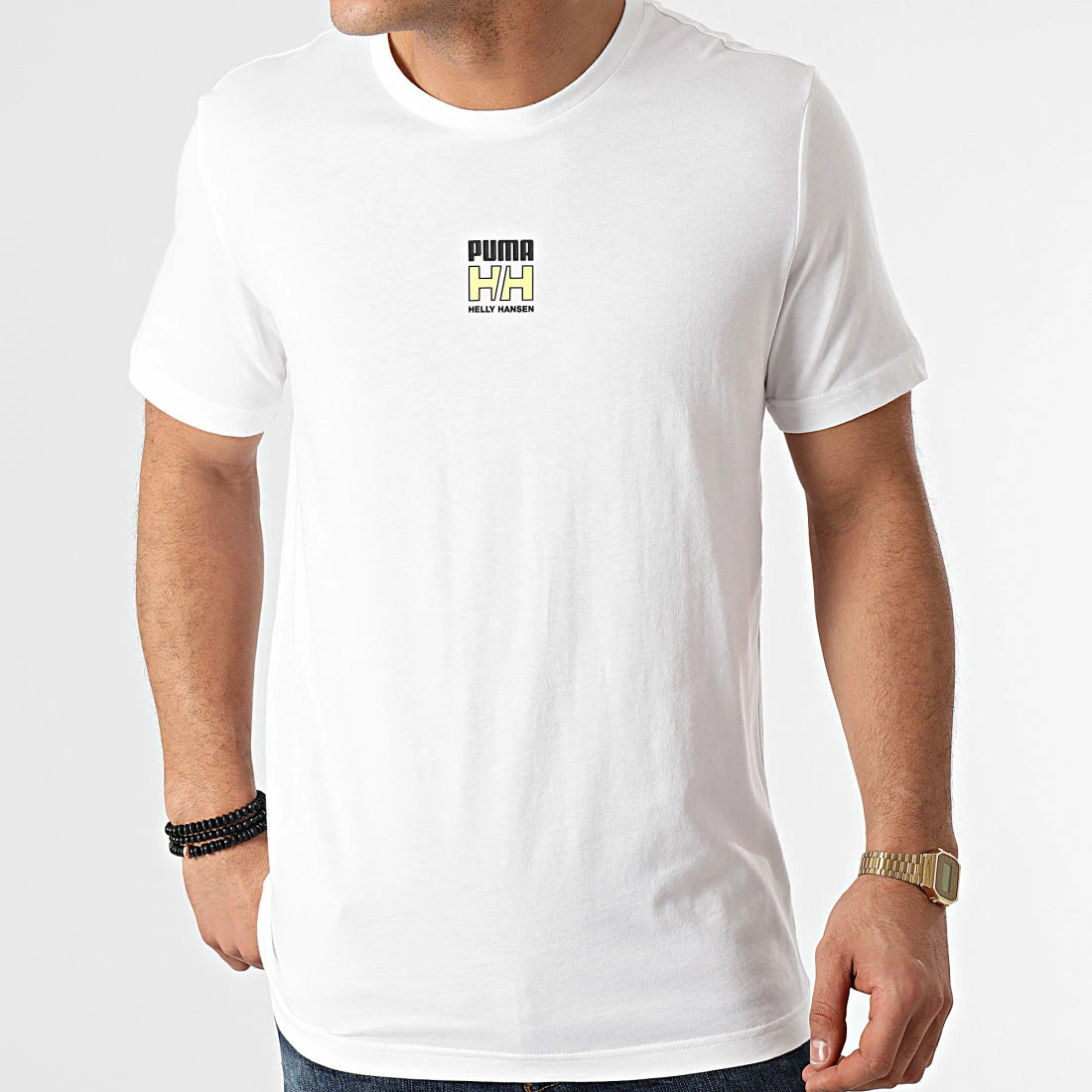 Remise 👍 Tee 👕 Shirt Helly Hansen 531118 Blanc de Puma 👏 5 Remise 👍 Tee 👕 Shirt Helly Hansen 531118 Blanc de Puma 👏 – Image 3