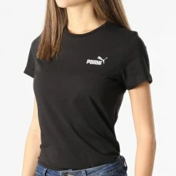 Grosses soldes 🔔 Tee 👚 Shirt Femme 586776 Noir de Puma 🛒 -Puma Soldes 2022 puma 253614 586776 01 20210324T155729 03