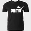 Tout neuf 🛒 Tee 👕 Shirt Enfant Logo 586960 Noir de Puma ⌛ -Puma Soldes 2022 puma 259975 586960 01 20210414T124420 01