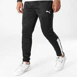 Vente flash 🎁 Pantalon Jogging Team Liga 657242 Noir de Puma 😀