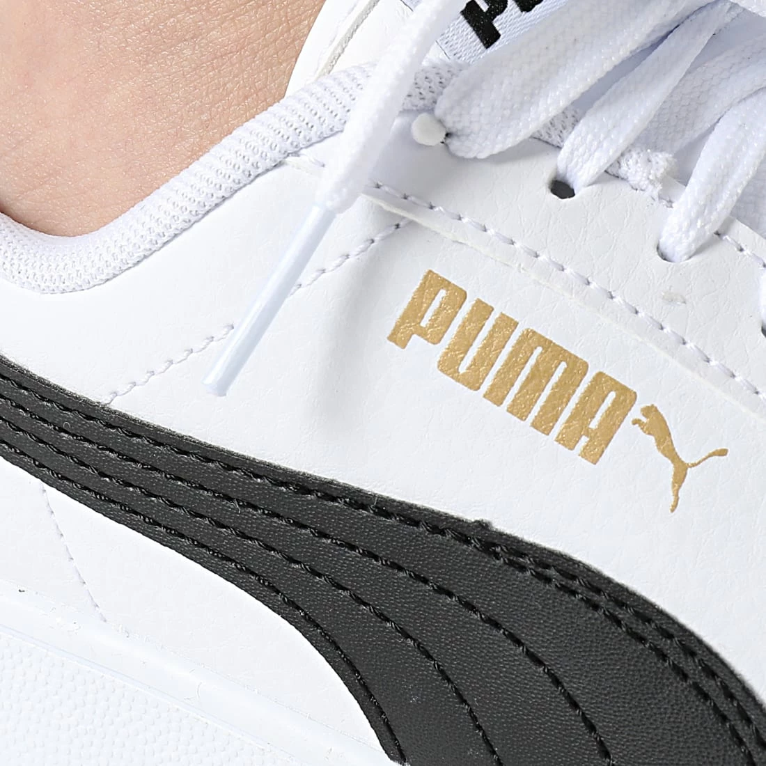 Promo 🔔 Baskets Femme 375688 Puma White Puma Black Gold 😀 4 Promo 🔔 Baskets Femme 375688 Puma White Puma Black Gold 😀 – Image 2