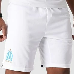 De gros ✔️ Short Jogging OM Replica 759296 Blanc de Puma ✨
