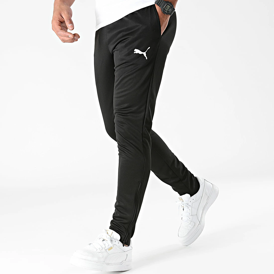 Remise ✨ Pantalon Jogging Team Rise Poly Training DryCell Noir de Puma 🔥 5 Remise ✨ Pantalon Jogging Team Rise Poly Training DryCell Noir de Puma 🔥 – Image 3