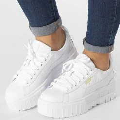 Tout neuf ⌛ Baskets Femme Mayze Classic 384209 Puma White ⌛