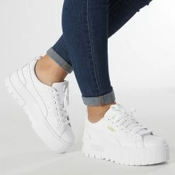 Tout neuf ⌛ Baskets Femme Mayze Classic 384209 Puma White ⌛ -Puma Soldes 2022 puma 273538 384209 01 20210723T145611 03