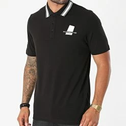 Vente flash 🎉 Polo Manches Courtes Porsche 531960 Noir de Puma 😀