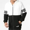 Grosses soldes 🥰 Sweat Zippé Capuche Coloblock 589432 Noir Blanc de Puma 🔥 -Puma Soldes 2022 puma 274433 589432 02 20210722T123242 01