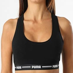 Coupon 🔥 Brassière Femme Racerback Noir de Puma 🎁