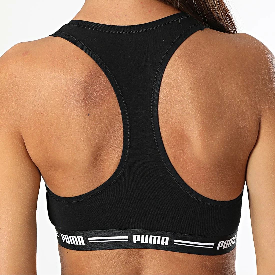 Coupon 🔥 Brassière Femme Racerback Noir de Puma 🎁 4 Coupon 🔥 Brassière Femme Racerback Noir de Puma 🎁 – Image 2