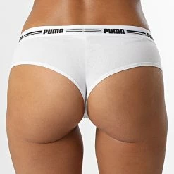 Remise 🎉 Lot De 2 Strings Femme 603053001 Blanc de Puma ✔️ -Puma Soldes 2022 puma 276856 603053001 317 20210923T104824 03
