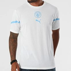 Promo ✨ Tee 👚 Shirt De Sport Manchester City 764504 Blanc de Puma 🌟 -Puma Soldes 2022 puma 277194 764504 04 20210811T141011 03