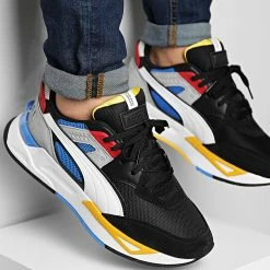 Meilleur prix 🎁 Baskets Mirage Sport Remix 381051 Puma Black Puma White ✨
