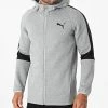 Budget ✨ Sweat Zippé Capuche 585812 Gris Chiné de Puma 🌟 -Puma Soldes 2022 puma 279442 585812 03 20210818T160046 01