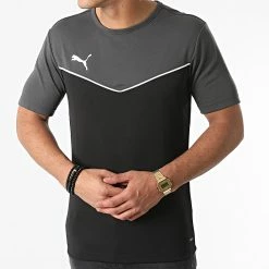 Remise 😉 Tee 👚 Shirt 657526 Gris Anthracite Noir de Puma ⭐ -Puma Soldes 2022 puma 281602 657526 03 20210827T163827 03