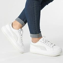 Remise ✨ Baskets Femme Suede Mayu Mix 382581 Puma White Marshmallow 💯 -Puma Soldes 2022 puma 287359 382581 05 20211109T163240 03