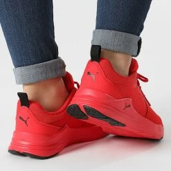 Coupon 🛒 Baskets Femme Wired Run 374214 High Risk Red Puma Black ✨ -Puma Soldes 2022 puma 290987 374214 05 20211109T162830 04