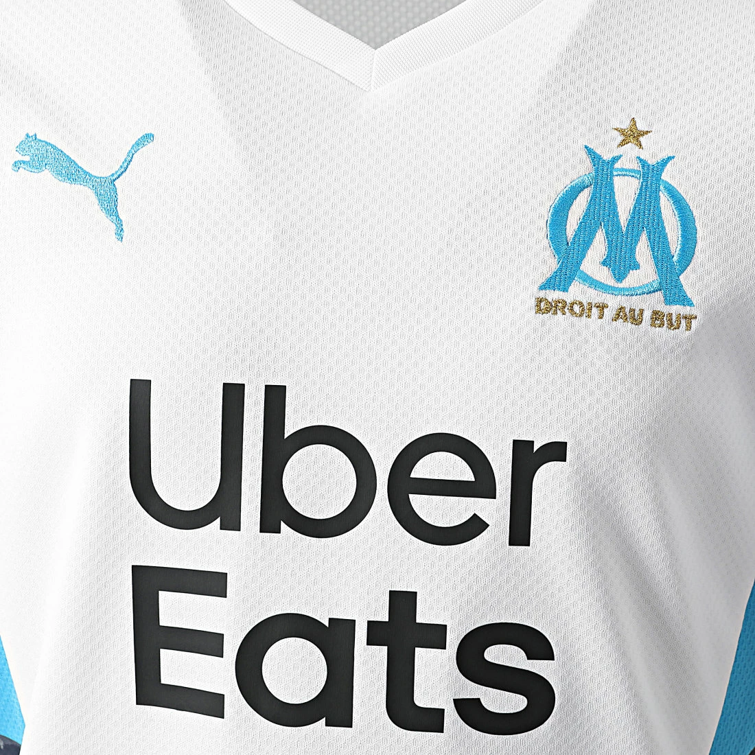 Nouveau ⭐ Tee 👕 Shirt De Sport Enfant Home 👕 Shirt Replica OM 759304 Blanc de Puma ⌛ 4 Nouveau ⭐ Tee 👕 Shirt De Sport Enfant Home 👕 Shirt Replica OM 759304 Blanc de Puma ⌛ – Image 2