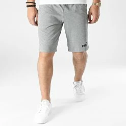 Tout neuf ⌛ Short Jogging Essential Jersey 586706 Gris Chiné de Puma 🎉 -Puma Soldes 2022 puma 291105 586706 03 20211115T151449 03