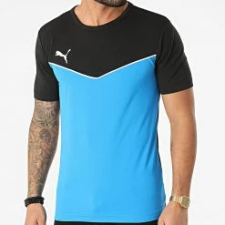 Acheter ✔️ Tee 👕 Shirt De Sport 657526 Noir Bleu de Puma ⌛