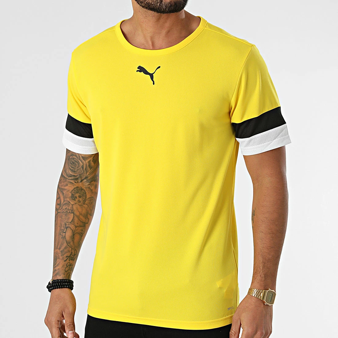 Nouveau 🥰 Tee 👚 Shirt De Sport Team Rise 704932 Jaune de Puma 🌟 3 Nouveau 🥰 Tee 👚 Shirt De Sport Team Rise 704932 Jaune de Puma 🌟
