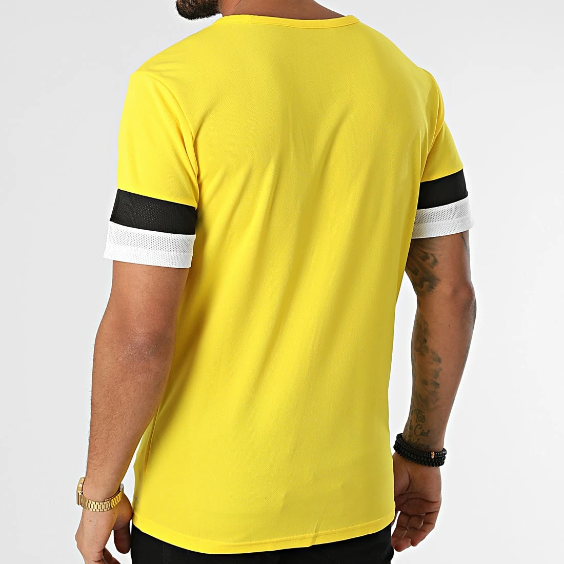 Nouveau 🥰 Tee 👚 Shirt De Sport Team Rise 704932 Jaune de Puma 🌟 6 Nouveau 🥰 Tee 👚 Shirt De Sport Team Rise 704932 Jaune de Puma 🌟 – Image 4