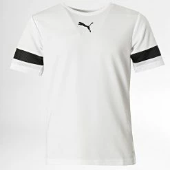 Grosses soldes ✨ Tee 👚 Shirt Enfant TeamRISE Jersey Jr 704938 Blanc de Puma 👍