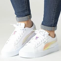 Offres 🔥 Baskets Femme Jada Holo 383759 Puma White White Puma Silver 🥰