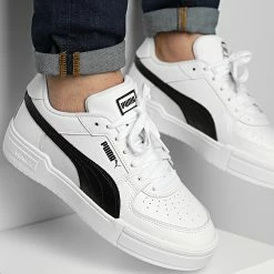Bon marché 💯 Baskets CA Pro Classic 380190 Puma White Puma Black ✨