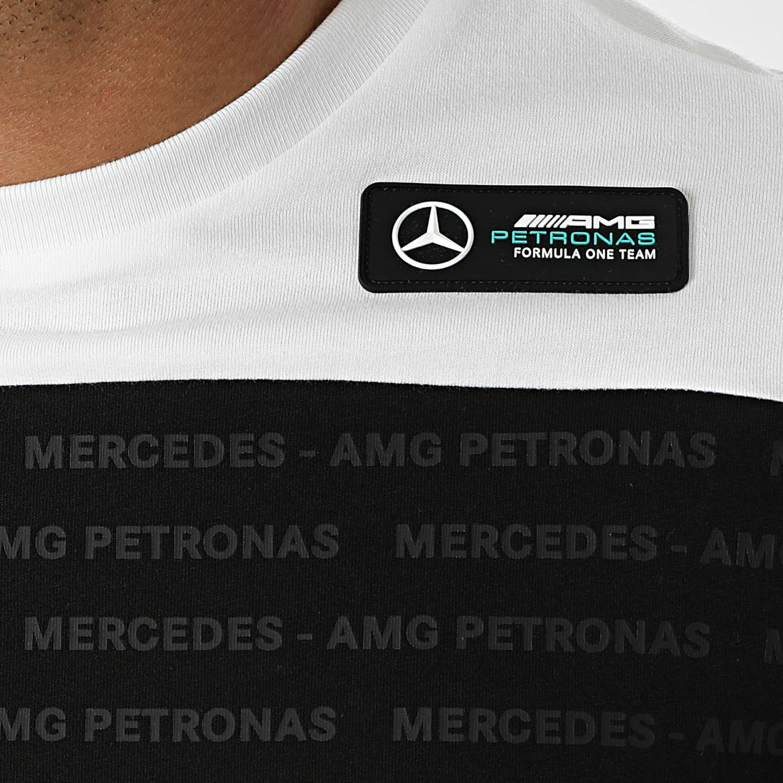 Bon marché 👏 Tee 👕 Shirt Mercedes AMG Petronas 533506 Blanc Noir de Puma 🔥 4 Bon marché 👏 Tee 👕 Shirt Mercedes AMG Petronas 533506 Blanc Noir de Puma 🔥 – Image 2