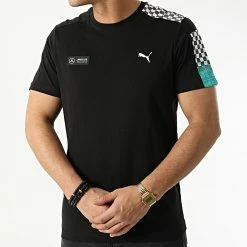 Top 10 😉 Tee 👕 Shirt Mercedes AMG Petronas 533601 Noir de Puma ⭐ -Puma Soldes 2022 puma 294178 533601 01 20211208T162556 03