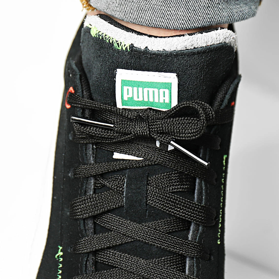 Meilleure vente 💯 Baskets Suede Displaced 382875 Puma Black Puma White Harbour Mist 🎁 5 Meilleure vente 💯 Baskets Suede Displaced 382875 Puma Black Puma White Harbour Mist 🎁 – Image 3