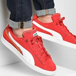 Les meilleures critiques de 🎁 Baskets Suede Displaced 382875 High Risk Red Puma White ⌛