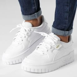 Nouveau 😉 Baskets Femme Cali Dream Leather 383157 Puma White ✔️