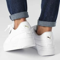 Nouveau 😉 Baskets Femme Cali Dream Leather 383157 Puma White ✔️ -Puma Soldes 2022 puma 294563 383157 01 20211217T154750 04