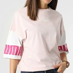 Grosses soldes 👍 Tee 👚 Shirt Femme Power Colourblock Rose de Puma ❤️ 8 Grosses soldes 👍 Tee 👚 Shirt Femme Power Colourblock Rose de Puma ❤️ -Puma Soldes 2022 puma 298161 847123 16 20220201T152252 03