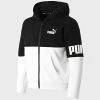 Budget 😀 Sweat Capuche Zippé Enfant Power Noir Blanc de Puma 🧨 -Puma Soldes 2022 puma 298163 847306 01 20220118T160306 01