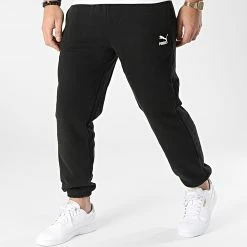 Budget 😍 Pantalon Jogging Classics Relaxed 535058 Noir de Puma ❤️