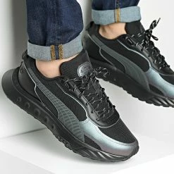 Tout neuf 😍 Baskets Wild Rider Grip LS 384406 Puma Black Dark Shadow 🤩